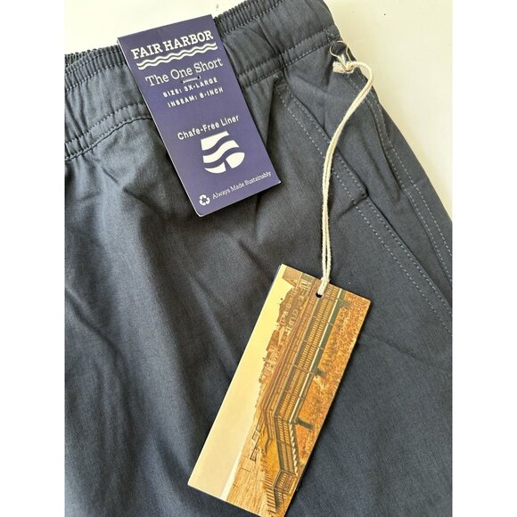 NWT Fair Harbor The One Shorts Mens Size 3X Navy Unlined Casual Trunks - Picture 2 of 5